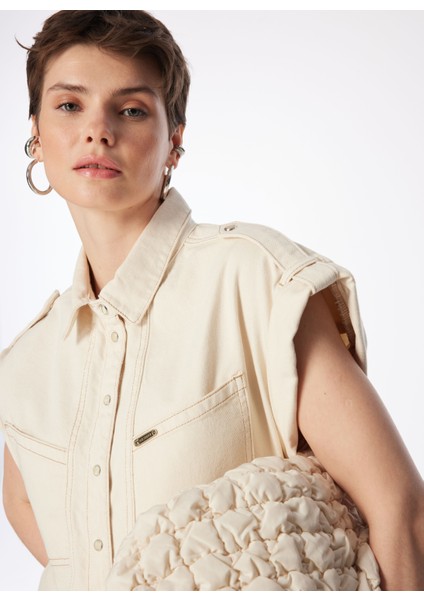 Regular Fit Natürel Kadın Ceket 242 Lcf 131003 Vakka Natural fiyatları