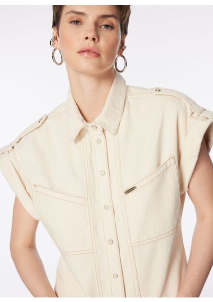 Regular Fit Natürel Kadın Ceket 242 Lcf 131003 Vakka Natural modelleri