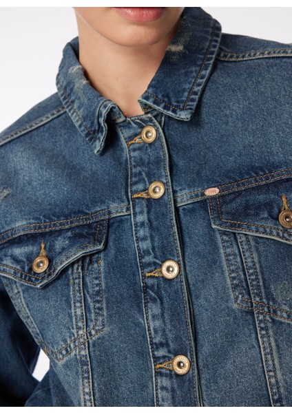 Mavi Kadın Denim Ceket 242 Lcf 131010 Freya 2 Denım indirimleri