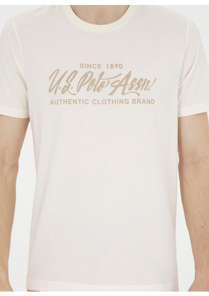 Polo Yaka Ekru Erkek T-Shirt ANTI indirimleri