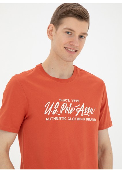 Bisiklet Yaka Pudra Erkek T-Shirt ANTI