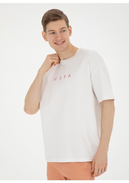 Bisiklet Yaka Ekru Erkek T-Shirt NAVU fiyatları