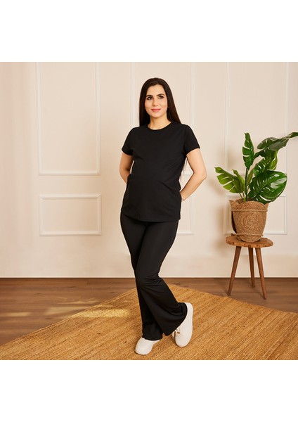 Hamile Kısa Kol Tshirt Anne Giyim
