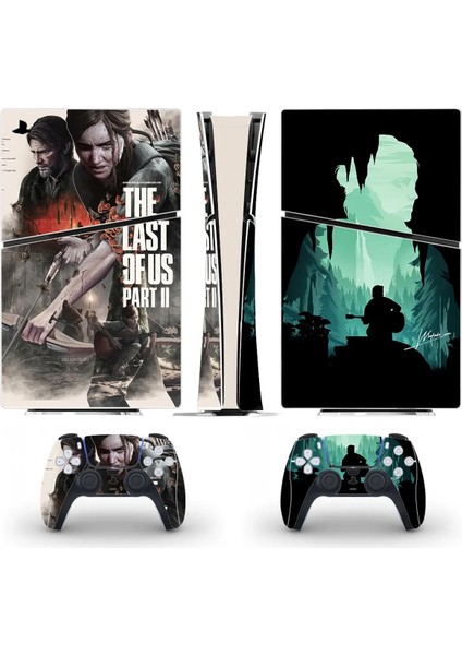 Kt Grup The Last Of Us Playstation 5 Slim Dijital Versiyon Sticker Kaplama Seti