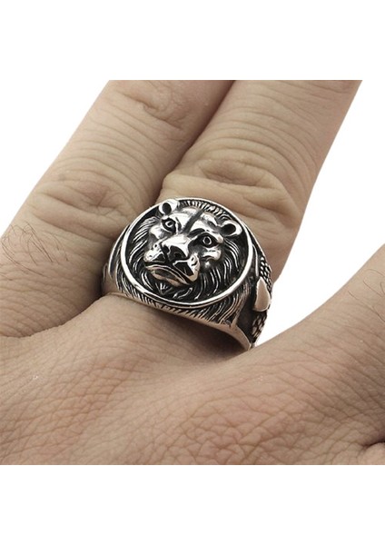 Erkek Yüzük Gümüş 925 Motorcu Aslan fiyatları