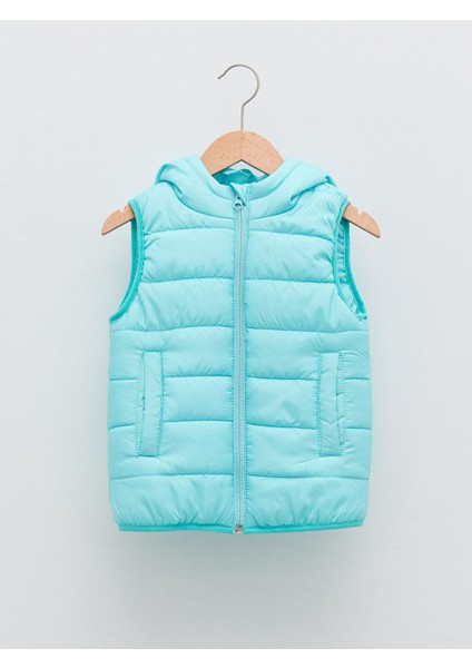 Lcw Kids Kapüşonlu Basic Kız Çocuk Şişme Yelek