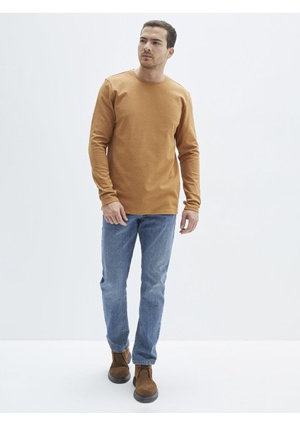 Lcwaıkıkı Classic Bisiklet Yaka Uzun Kollu Erkek Sweatshirt modelleri
