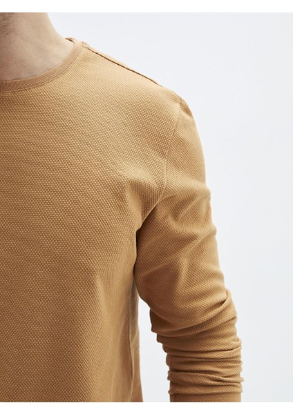 Lcwaıkıkı Classic Bisiklet Yaka Uzun Kollu Erkek Sweatshirt fırsatları
