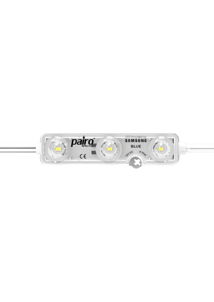 Signage Reklam Modülü ve Mercek Samsung LED Mavi 0.75W 12V (50 Adet)
