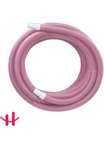 5 Metre 1,5" Pembe Havuz Vakum Hortumu Adaptör Hediye