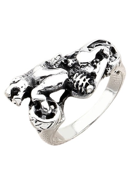 Erkek Yüzük Gümüş 925 Motorcu