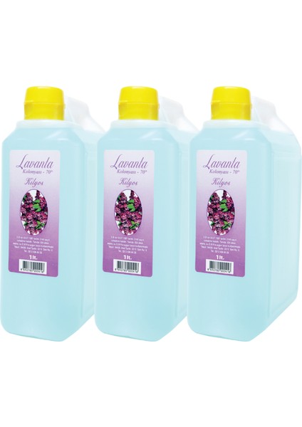 Lavanta Kolonyası 1 Litre x 3 Adet