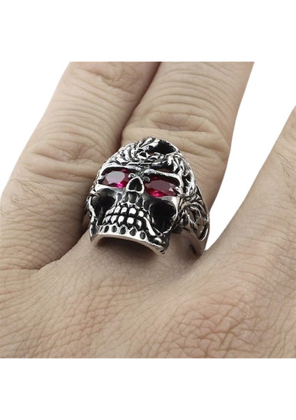 Erkek Yüzük Gümüş 925 Motorcu Kurukafa fiyatları