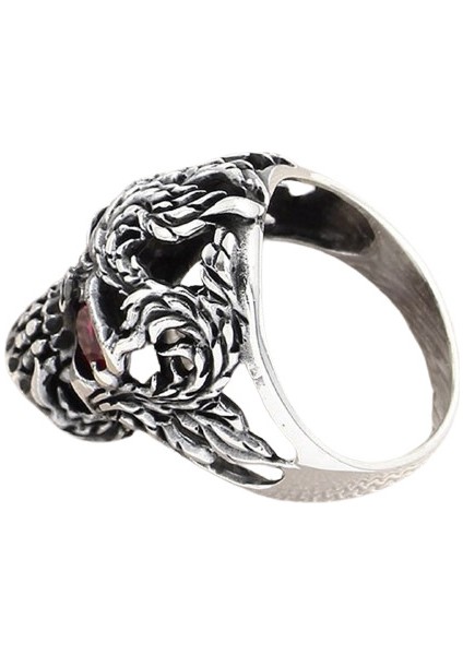 Erkek Yüzük Gümüş 925 Motorcu Kurukafa modelleri