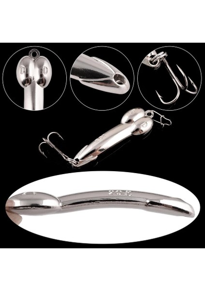 N14-10G Şerit Stili 1 Adet Dd Metal Kaşık Balıkçılık Cazibesi Tiz Kanca 7g 10G 15G 20G Gümüş Altın Metal Sequerbait Tiz Kanca Sert Yem Takımı (Yurt Dışından) fırsatları