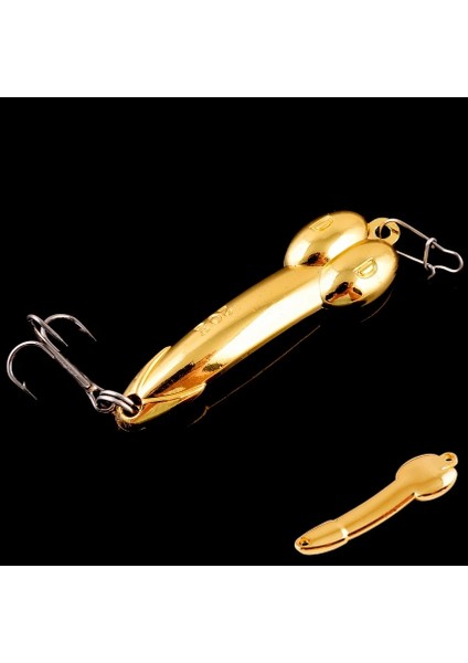 N14-10G Şerit Stili 1 Adet Dd Metal Kaşık Balıkçılık Cazibesi Tiz Kanca 7g 10G 15G 20G Gümüş Altın Metal Sequerbait Tiz Kanca Sert Yem Takımı (Yurt Dışından) indirimleri