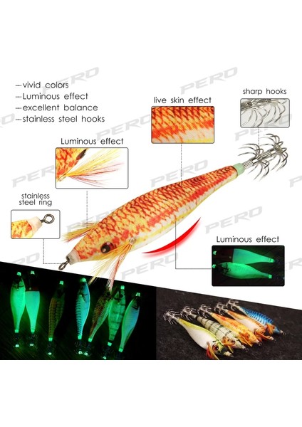 F Stili YTOTO-75MM 9g Pero G Kalamar Jig Cazibesi Egi Jigs Jig Balıkçılık Kalamar Kanca Deniz Balıkçılığı Için Ürünler Kalamar Kalamar Mürekkepbalığı Yapay Cazibesi (Yurt Dışından) indirimleri