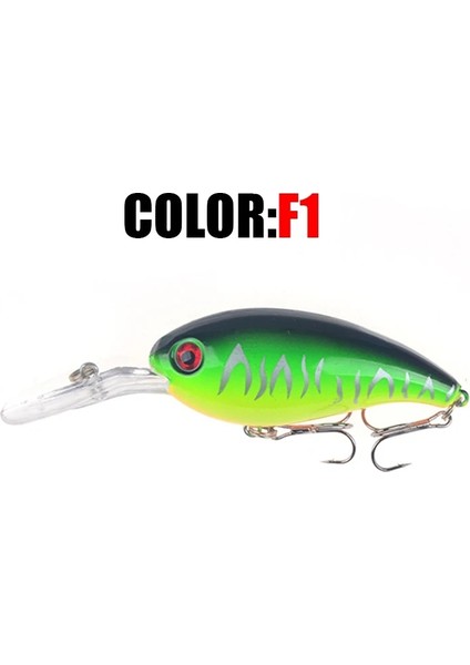 F201-1 Stili Rankbait Balıkçılık Wobblers 14G 10CM Yapay Krank Yem Bas Balıkçılık Cazibesi Pike Trolling Pesca Sazan Olta Takımı (Yurt Dışından)