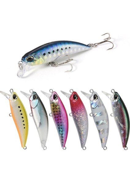 F Stili 4.8cm 4.3g Balıkçılık Cazibesi Minnow Wobbler Spearhead 48HS Batan Trolling Jerkbait Swimbait Yapay Yem Alabalık Yemi Bas Yemi (Yurt Dışından)