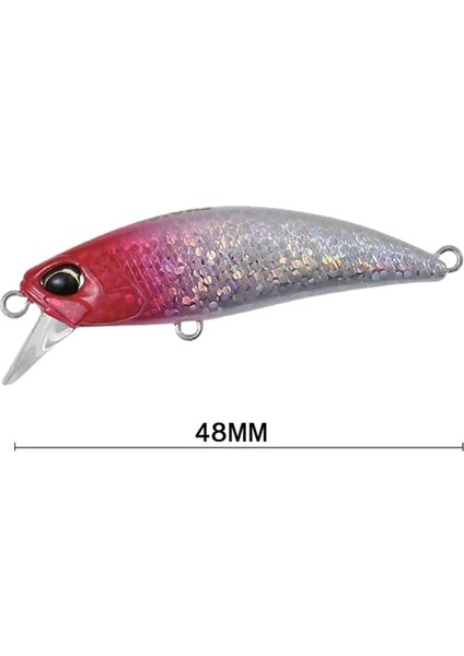 F Stili 4.8cm 4.3g Balıkçılık Cazibesi Minnow Wobbler Spearhead 48HS Batan Trolling Jerkbait Swimbait Yapay Yem Alabalık Yemi Bas Yemi (Yurt Dışından)