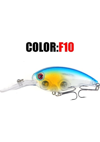 F201-10 Stili Rankbait Balıkçılık Wobblers 14G 10CM Yapay Krank Yem Bas Balıkçılık Cazibesi Pike Trolling Pesca Sazan Olta Takımı (Yurt Dışından)
