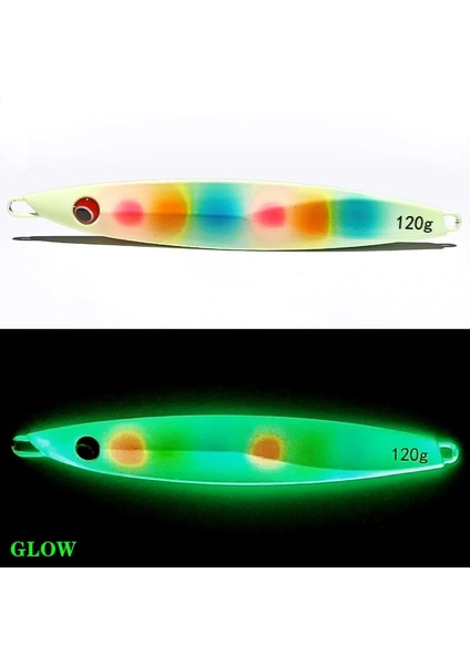 Kırmızı Stil 80G Japagggggg Aydınlık Jig Glow Gümüş 3D Gözlü Kurşun Balık Kurşun Jig Bıçak Jig Süper Li (Yurt Dışından)