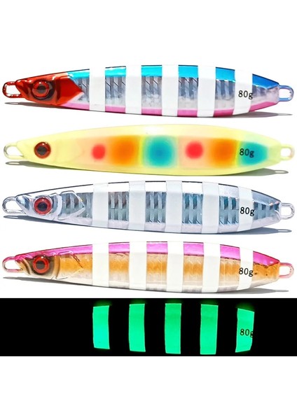 Kırmızı Stil 80G Japagggggg Aydınlık Jig Glow Gümüş 3D Gözlü Kurşun Balık Kurşun Jig Bıçak Jig Süper Li (Yurt Dışından) indirimleri