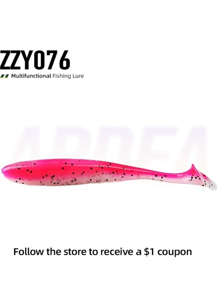 ZZY076 Stili 6 Adet 110MM Ardae Balıkçılık Cazibesi Kolay Parlatıcı T-Kuyruk Wobblers Silikon Rahat Köpekbalığı Yapay Çift Renkli Yemler Bas Levrek Leurre Çorbası (Yurt Dışından)