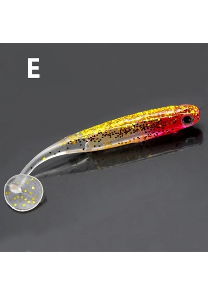 No.5 Tarzı 7cm 2g 3 Adetkış Balıkçılığı Deniz Balıkçılığı Biyonik T Kuyruk Yumuşak Yem 9cmg Yapay 3D Gözler T-Kuyruk Çalkalayıcı Yüzme Yemi Olta Takımı (Yurt Dışından)