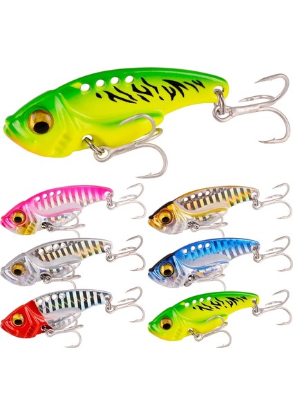 6cm 20G Stil A Stili 6 Adet Metal Vib Bıçak Cazibesi Balıkçılık Cazibesi Yem Batan Titreşim Yemler Yapay Deniz Balıkçılık Bas Dalış Döner Yemler (Yurt Dışından) fiyatları