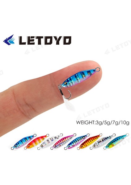 B Tarzı 5g Letoyo Mikro Metal Jig 3gggg Metal Döküm Jig Spooer Balıkçılık Cazibesi Deniz Balıkçılığı Kıyı Döküm Yapay Yemler (Yurt Dışından) fiyatları