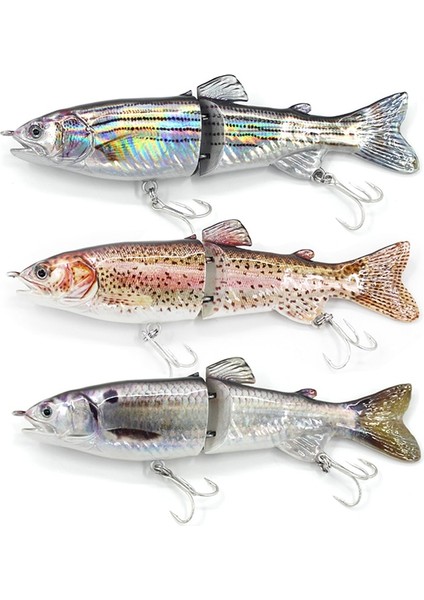 Küçük 383 Tarzı 2 Bölüm Planör Yem Çok Eklemli Balıkçılık Cazibesi Tuzlu Su Balıkçılığı Için Li Swimbait Cazibesi Bölüm Swimbait Hardlure (Yurt Dışından) modelleri
