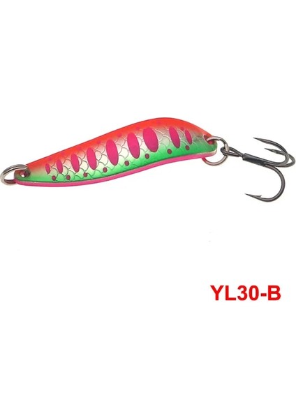 YL30 B Tarzı 10G Tarihi Balıkçılık Kaşık LURE10G13G Metal Kaşık Pullu Sert Yem Balıkçılık Cazibesi Çizgili Bas Için (Yurt Dışından)