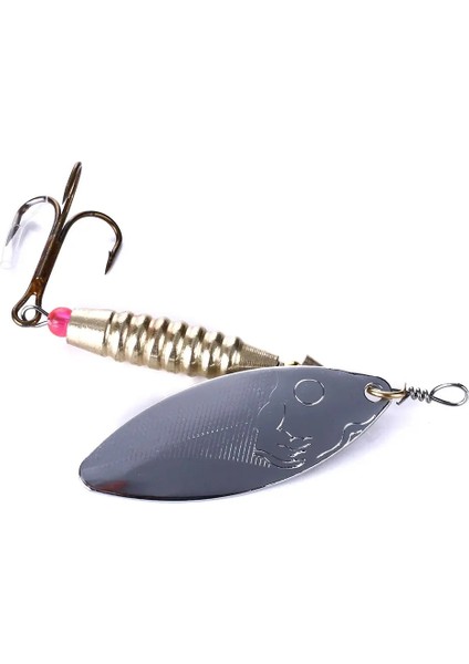 SP134 Stili 1pcslot Döndürülmüş Sequer Metal Balıkçılık Lures 4 # Kanca Sert Yem 10CMG Sp ile Yapay Kaşık Lures (Yurt Dışından)