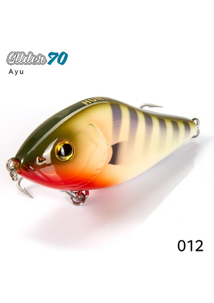 No.12 Tarzı 100MM 47G Hunthouse Salmo Slider Platin Balıkçılık Lures Vıb Jerkbaits Değişken Batan Crankbaits Leurre Pesca Pike Bait (Yurt Dışından)