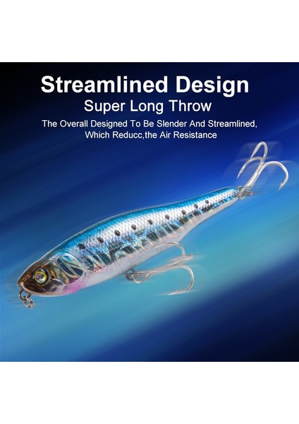 Lw-07 Stili 87MM 9.13G Onasn Canlı Teller Yüzen Balıkçılık Cazibesi Yüzey Topwater Kalem Yürüyüşü Köpek Sert Yemler Tuzlu Su Balıkçılığı Bas Için Wobblers (Yurt Dışından) indirimleri