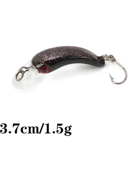 No.9 Tarzı Kral Minnow Balıkçılık Cazibesi 5cm 2.5g Mini Yapay Sert Yem Keskin Kanca Crankbait Wobblers Alabalık Pike Bas Mücadelesi (Yurt Dışından)