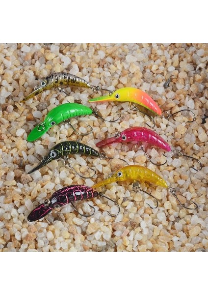 No.9 Tarzı Kral Minnow Balıkçılık Cazibesi 5cm 2.5g Mini Yapay Sert Yem Keskin Kanca Crankbait Wobblers Alabalık Pike Bas Mücadelesi (Yurt Dışından) modelleri