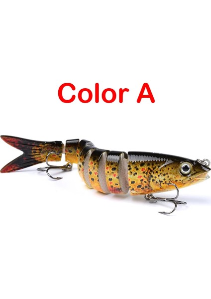 No.1 Tarzı .28CM 19G Wobblers Pike Fishing Lures Artificial Multi Jointed Sections Hard Bait Trolling Pike Carp Fishing Tools (Yurt Dışından)