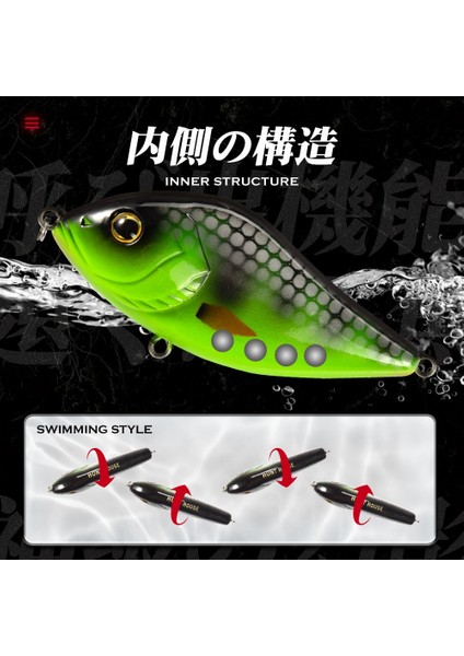No.12 Tarzı 100MM 47G Hunthouse Salmo Slider Platin Balıkçılık Lures Vıb Jerkbaits Değişken Batan Crankbaits Leurre Pesca Pike Bait (Yurt Dışından) indirimleri