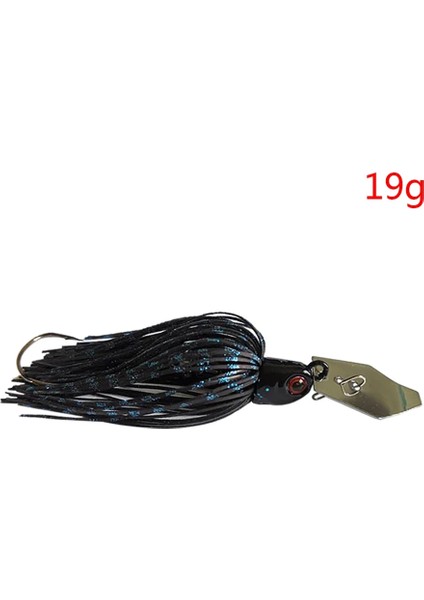 20 Siyah 19G Stili Jonstar 13GGG Er Yem Balıkçılık Cazibesi Bas Jig Sohbet Yem Buzzbait Wobbler Pike Walleye Için Kauçuk Etek (Yurt Dışından)