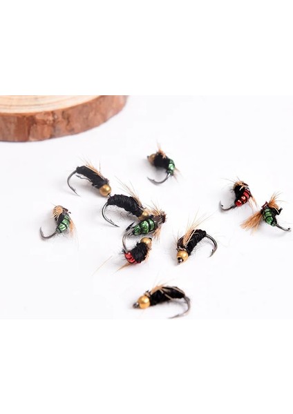 8 Adet Tarzı 8 Adet #12 Sıcak Satış Pirinç Boncuk Kafa Hızlı Batan Perisi Scud Fly Bug Solucan Alabalık Balıkçılık Sinekler Yapay Böcek Balıkçılık Yem Cazibesi (Yurt Dışından)