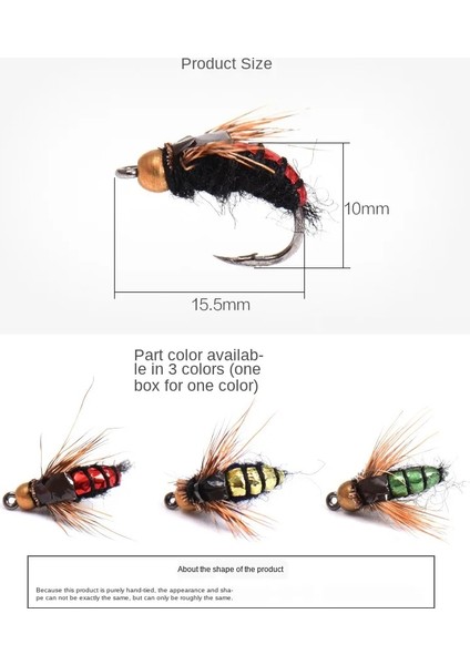 8 Adet Tarzı 8 Adet #12 Sıcak Satış Pirinç Boncuk Kafa Hızlı Batan Perisi Scud Fly Bug Solucan Alabalık Balıkçılık Sinekler Yapay Böcek Balıkçılık Yem Cazibesi (Yurt Dışından)