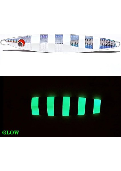 Arduvaz Grisi Stili 40G Japagggggg Aydınlık Jig Glow Gümüş 3D Gözlü Kurşun Balık Kurşun Jig Bıçak Jig Süper Li (Yurt Dışından)