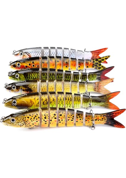 No.1 Tarzı .28CM 19G Wobblers Pike Fishing Lures Artificial Multi Jointed Sections Hard Bait Trolling Pike Carp Fishing Tools (Yurt Dışından) indirimleri