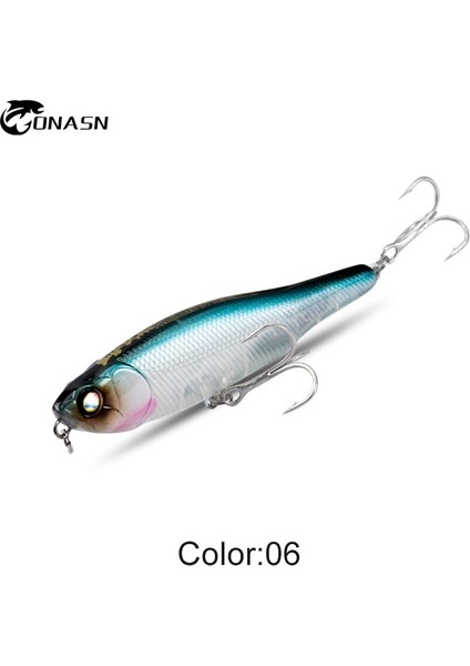 Lw-06 Stili 87MM 9.13G Onasn Canlı Teller Yüzen Balıkçılık Cazibesi Yüzey Topwater Kalem Yürüyüşü Köpek Sert Yemler Tuzlu Su Balıkçılığı Bas Için Wobblers (Yurt Dışından)