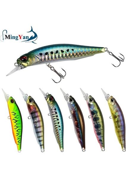 Bir Stil Uspending Minnow Balıkçılık Cazibesi G Wobblers Yapay Japon Profesyonel Sert Yem Kış Derin Deniz Olta Takımı (Yurt Dışından)