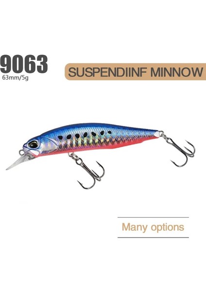 Bir Stil Uspending Minnow Balıkçılık Cazibesi G Wobblers Yapay Japon Profesyonel Sert Yem Kış Derin Deniz Olta Takımı (Yurt Dışından)