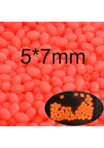 Pembe Kırmızı Tarzı Infof Lot Yumuşak Yumurta Boncuk Balıkçılık Durdurma Aydınlık Oval Kauçuk Tıpa Gece Fly Balıkçılık Aksesuarları Pesca (Yurt Dışından)