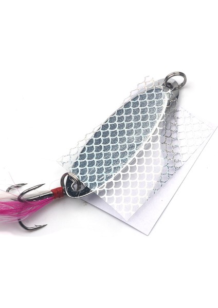6 Adet Tarzı *10CM Holographic Fale Lure Sticker Film Fly Tying Rainbow Flash Film Jig Squid Jig Lure Dıy Material Lure Accessor (Yurt Dışından)